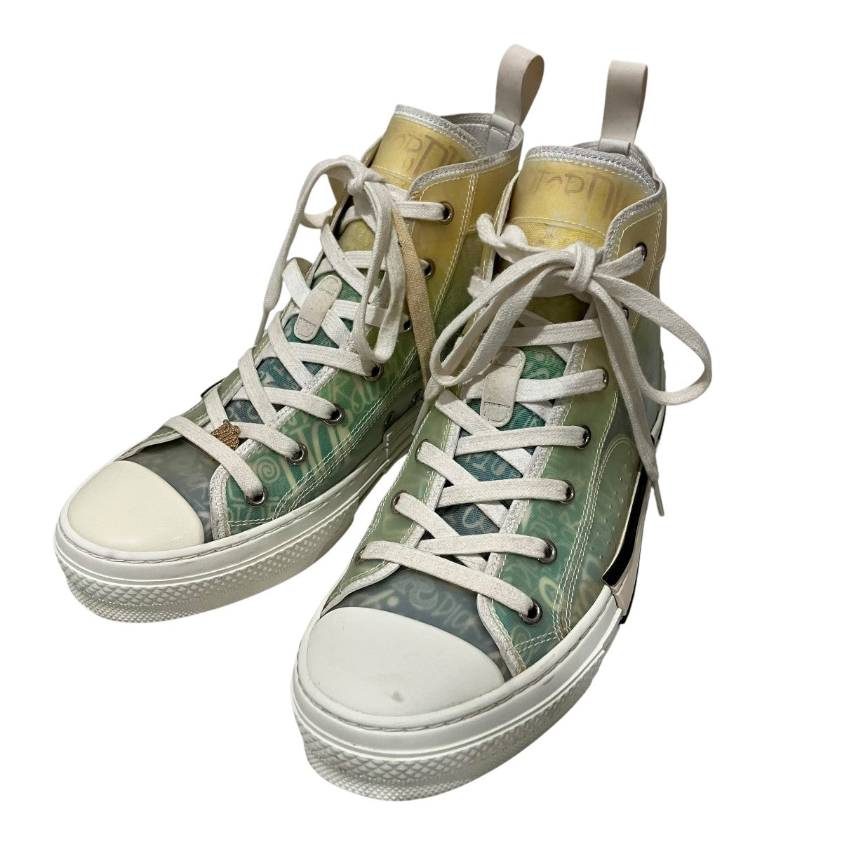 DIOR×stussy オブリークプリント メッシュハイカット 古着・中古-1枚目のアイテム画像