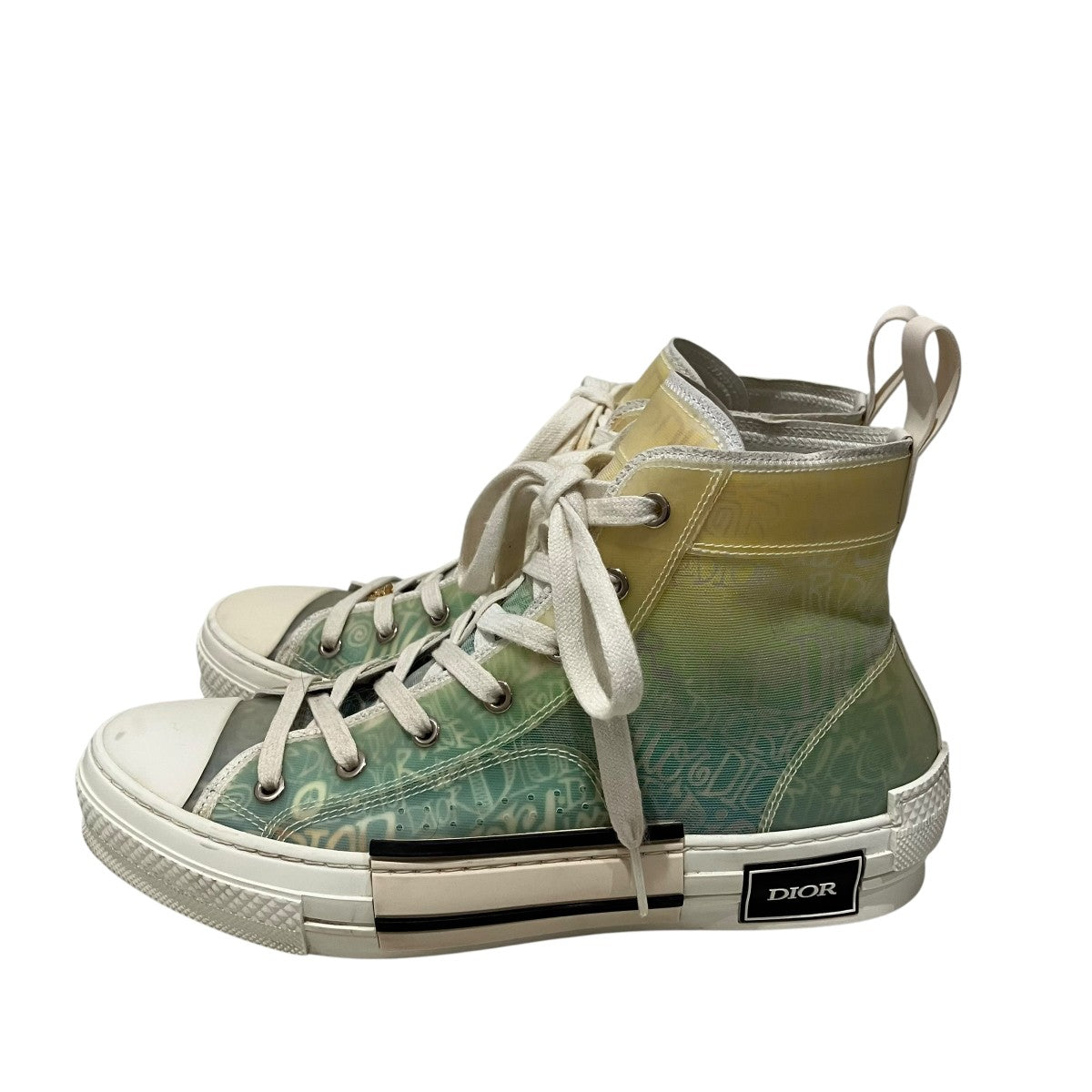 DIOR×stussy オブリークプリント メッシュハイカット 古着・中古-4枚目のアイテム画像
