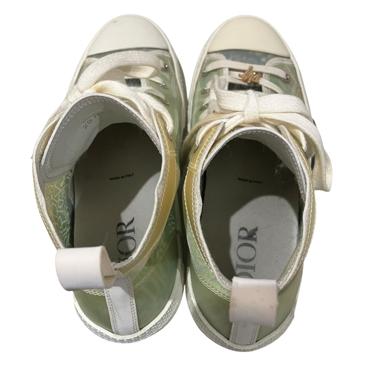 DIOR×stussy オブリークプリント メッシュハイカット 古着・中古-5枚目のアイテム画像