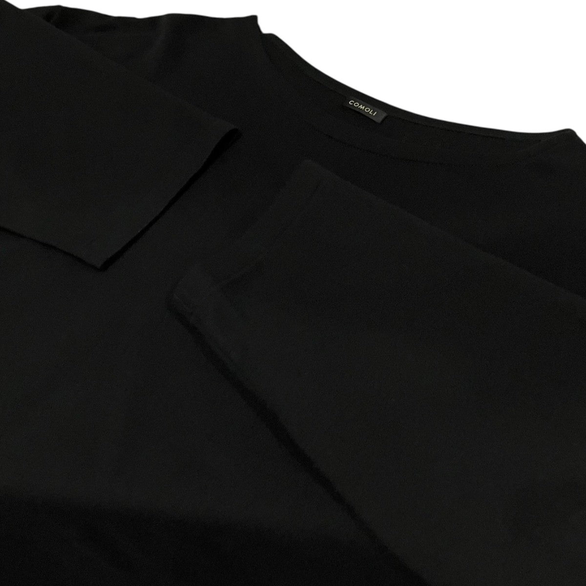 COMOLI 25AW【コットンボ−トネック】長袖TシャツC03-05016 古着・中古-5枚目のアイテム画像
