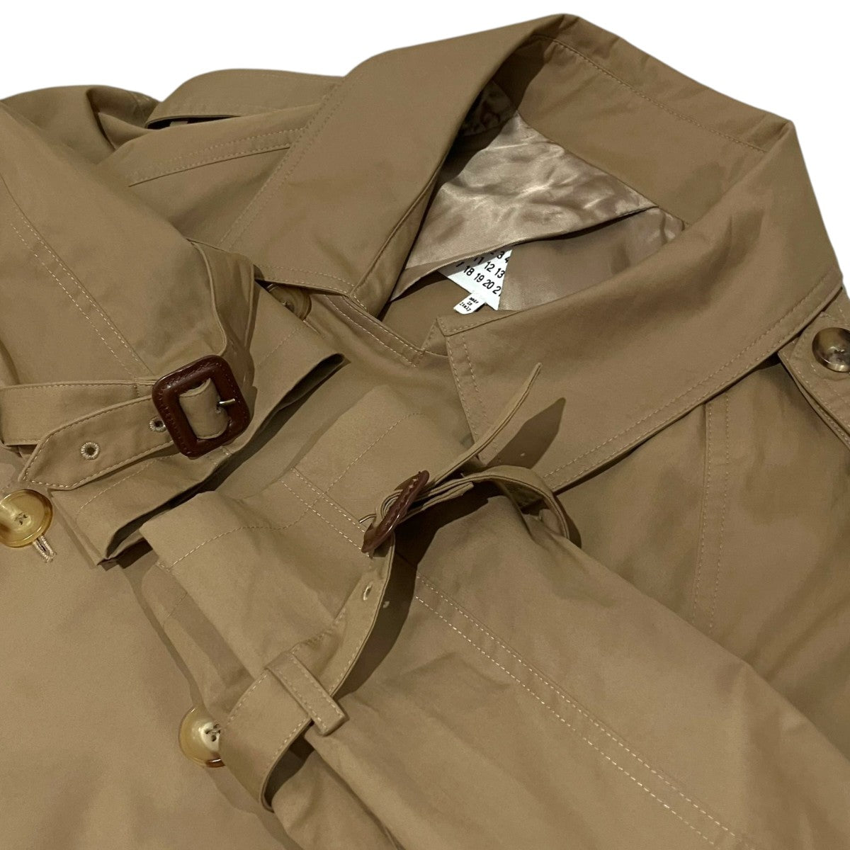Maison Margiela 【Classic double breasted water repellent trenchcoat】トレンチコートS50AH0035 古着・中古-5枚目のアイテム画像