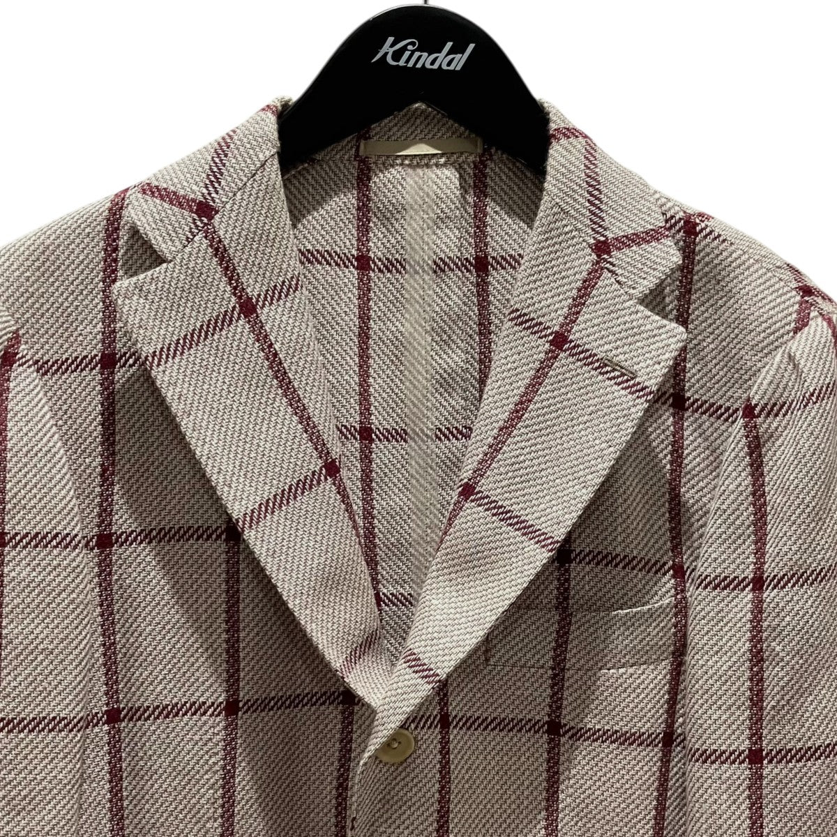 RING JACKET リネンコットンチェックジャケットRT051S11G 古着・中古-3枚目のアイテム画像