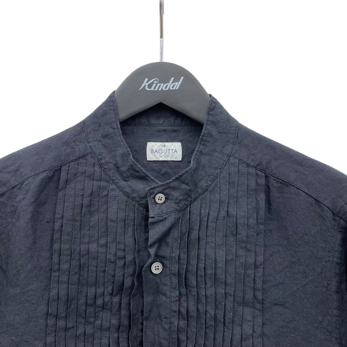 BAGUTTA ノーカラーシャツ 古着・中古-3枚目のアイテム画像