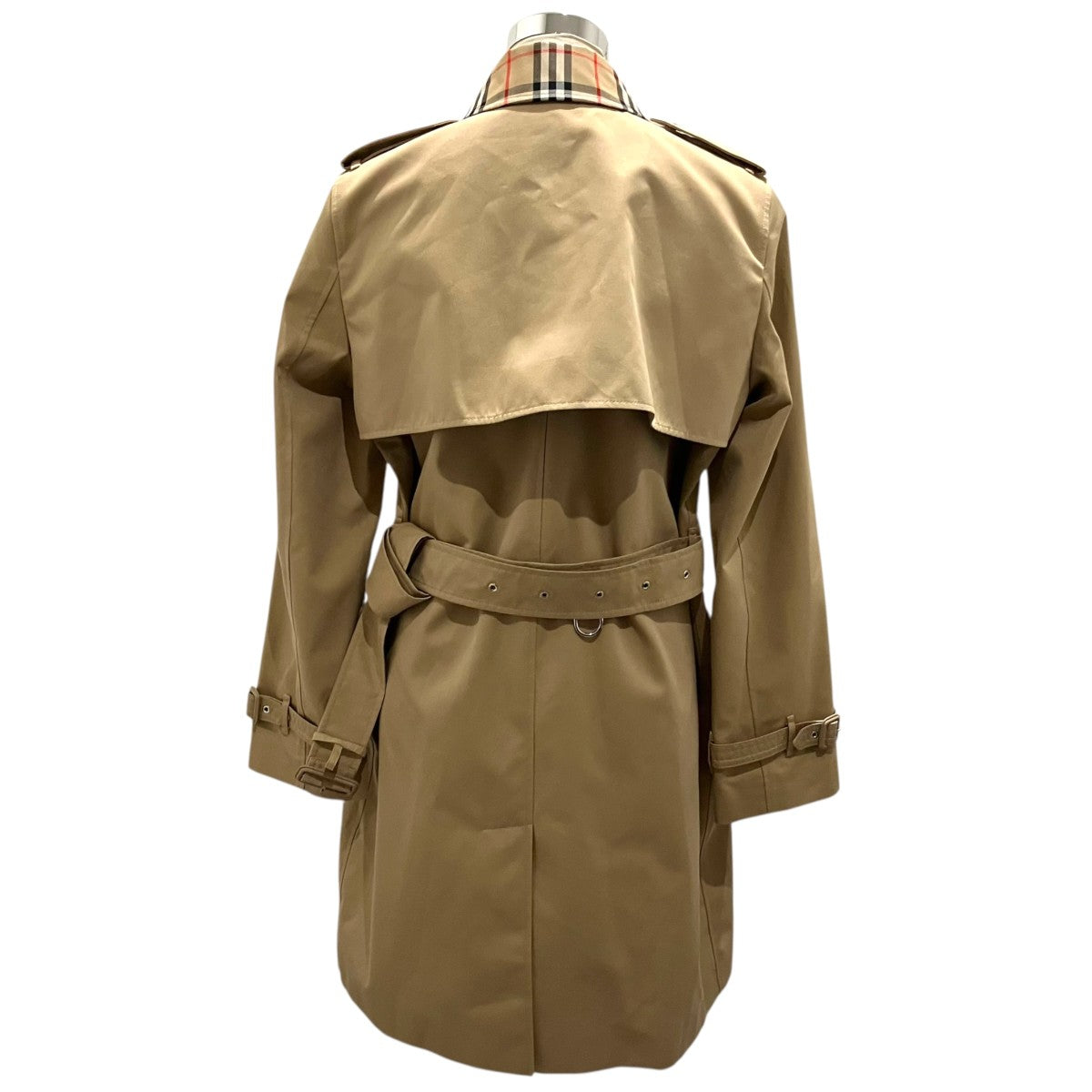 BURBERRY チェックカラートレンチコート8070990 古着・中古-2枚目のアイテム画像