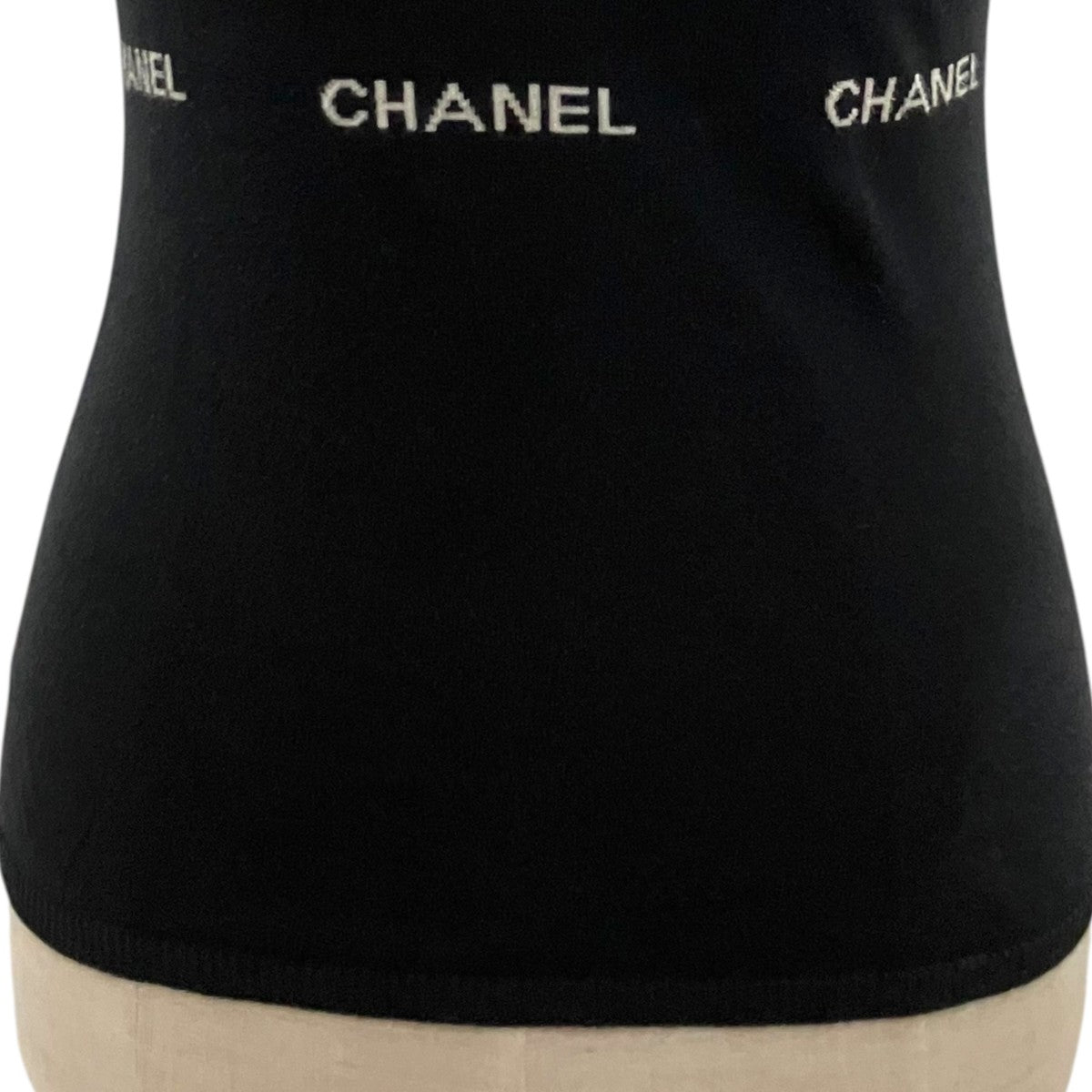 CHANEL ノースリーブロゴニットP23132V01543 古着・中古-5枚目のアイテム画像