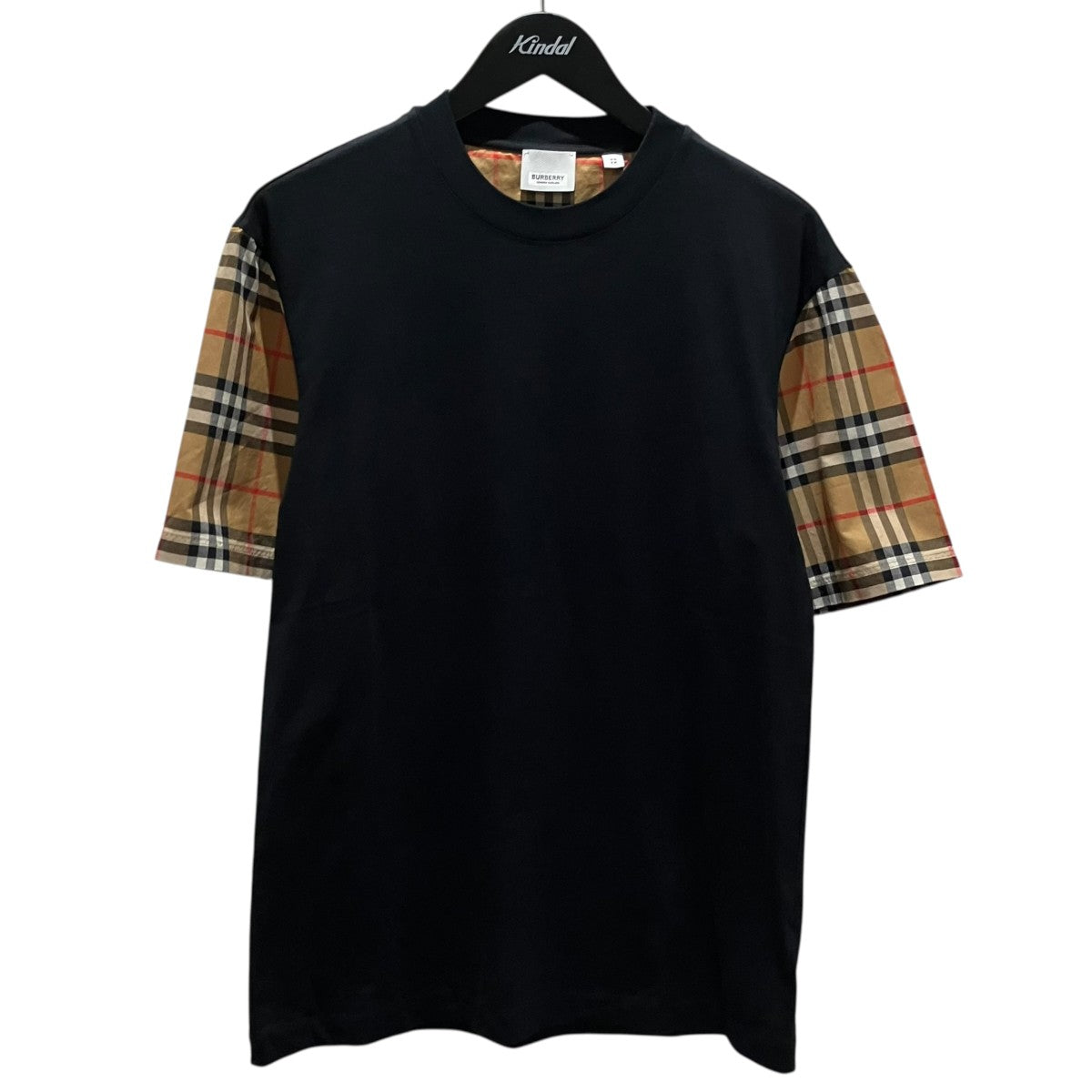 BURBERRY 袖チェックTシャツ8014895 古着・中古-1枚目のアイテム画像