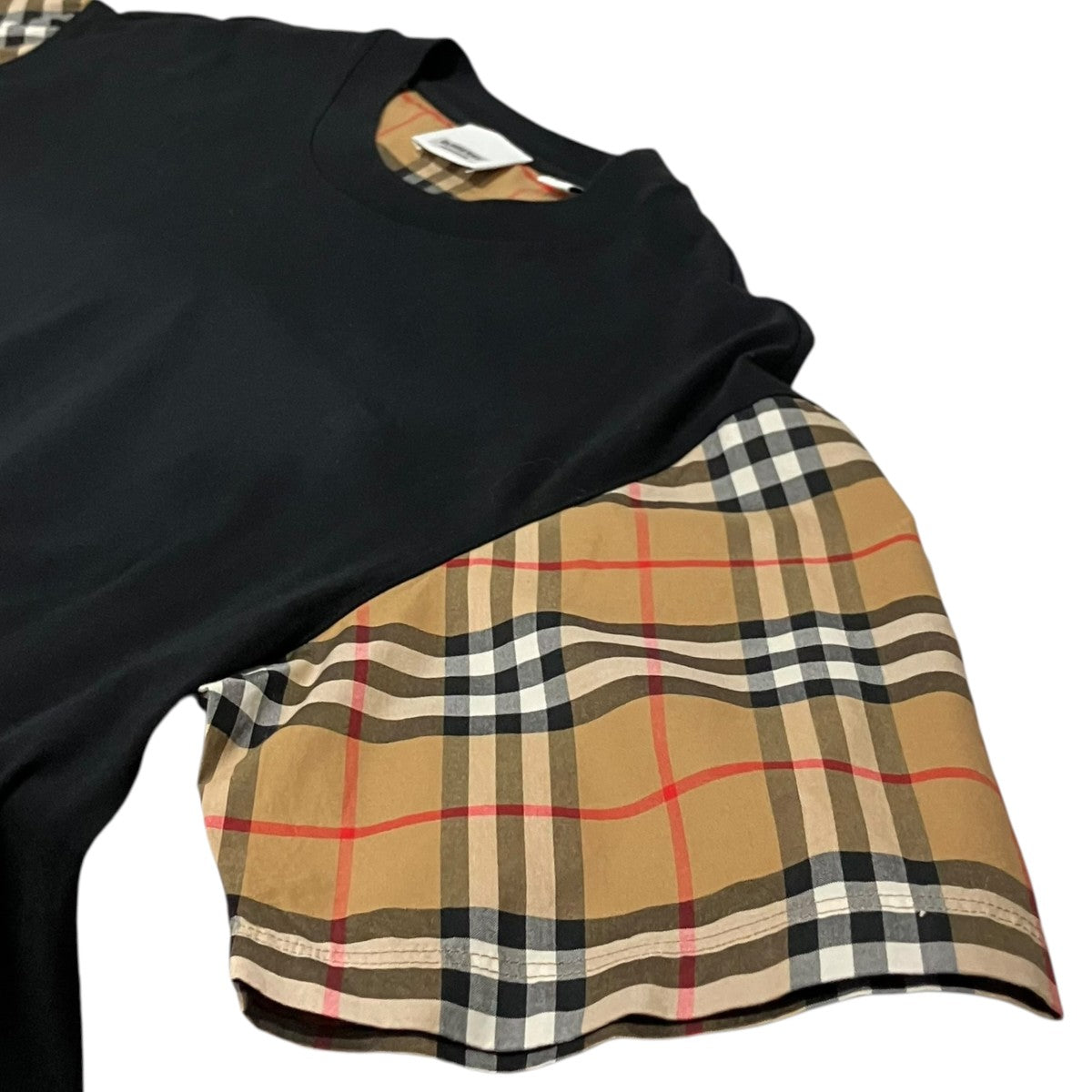 BURBERRY 袖チェックTシャツ8014895 古着・中古-5枚目のアイテム画像