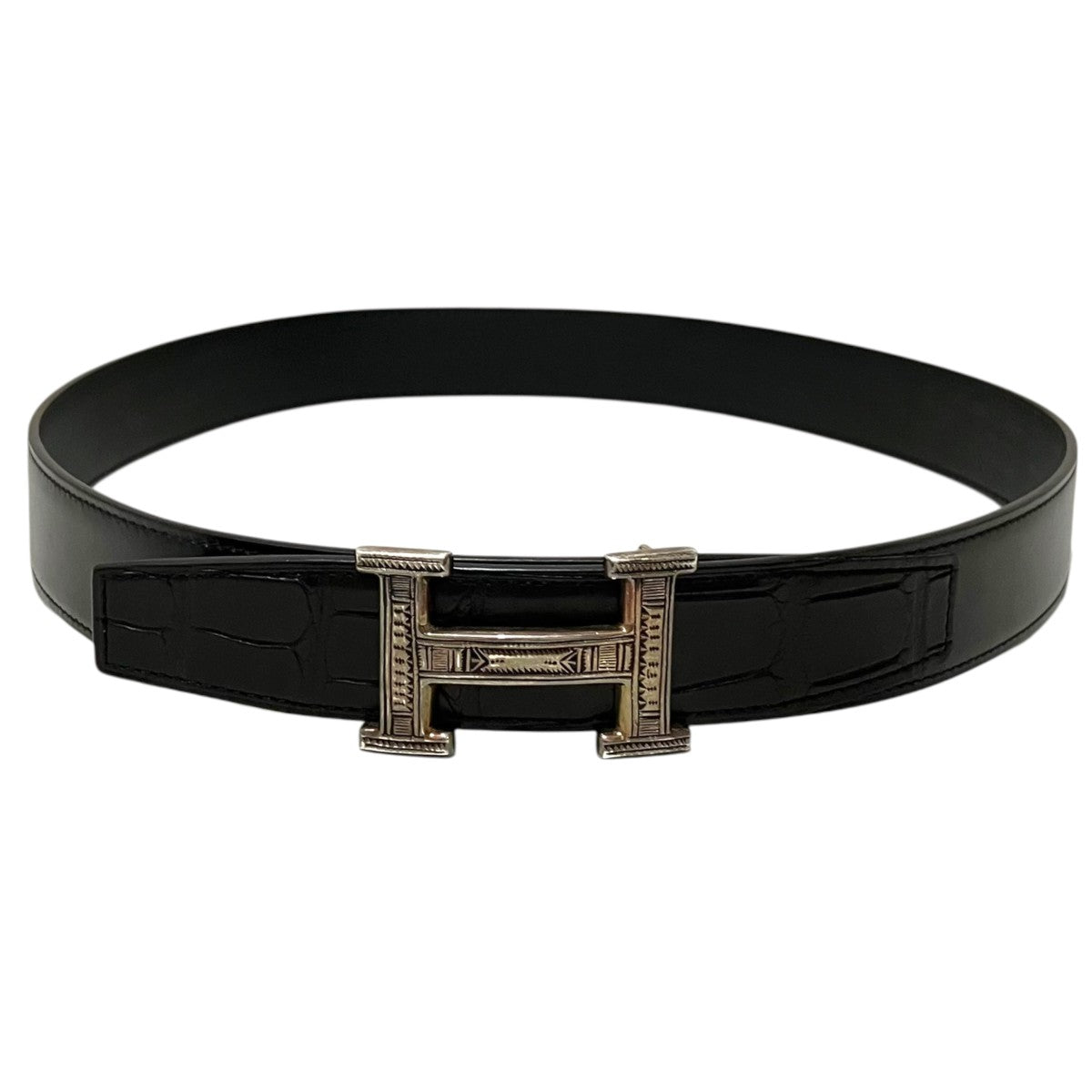 HERMES 【トゥアレグ コンスタンスバックルベルト】レザーベルト 古着・中古-2枚目のアイテム画像