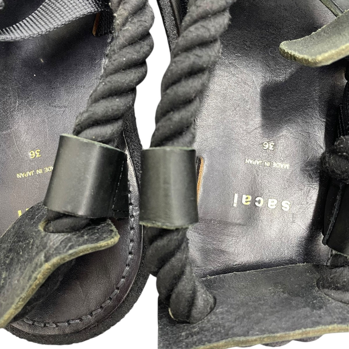 sacai ロープサンダル 古着・中古-5枚目のアイテム画像