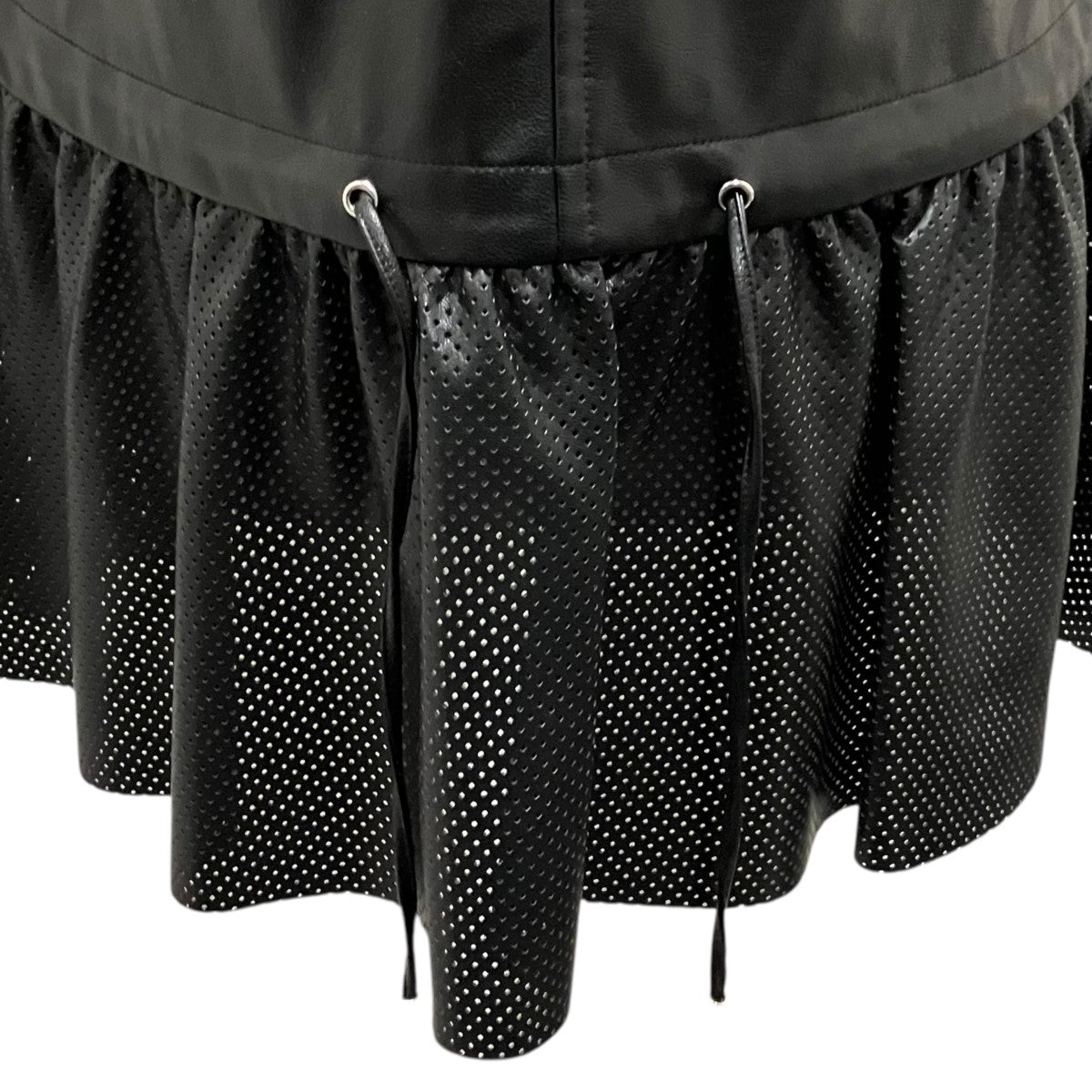 MAISON SPECIAL 【Vegan Leather Peplum Tunic】フェイクレザーキャミソール21252315307 古着・中古-5枚目のアイテム画像