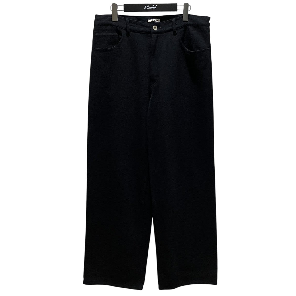 AURALEE 26SS【SILK NEP DENIM 5P WIDE PANTS】シルクデニムパンツA26SP01SD 古着・中古-1枚目のアイテム画像