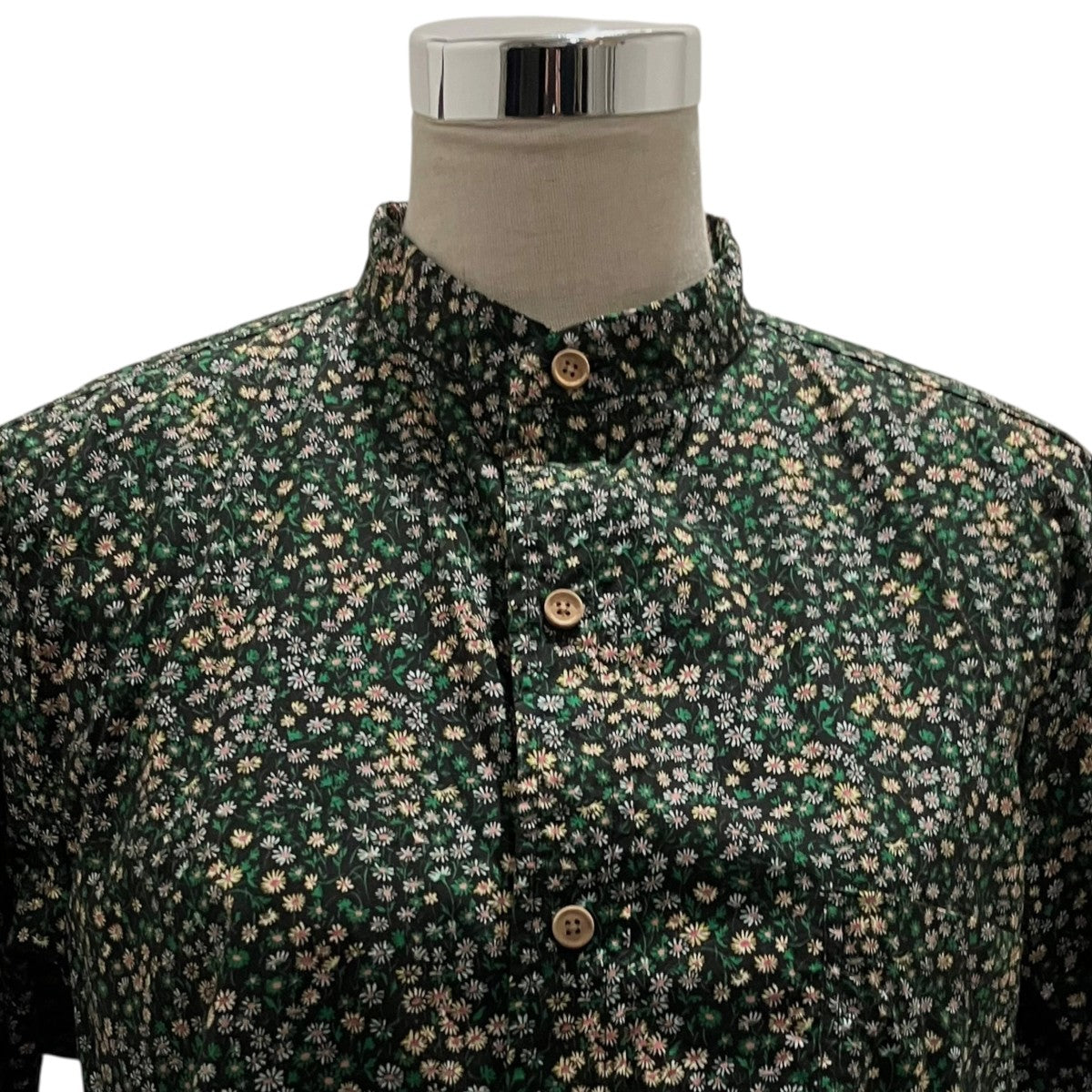 YAECA 【CANVAS DESIGN】フラワープリントブラウス94152 古着・中古-4枚目のアイテム画像