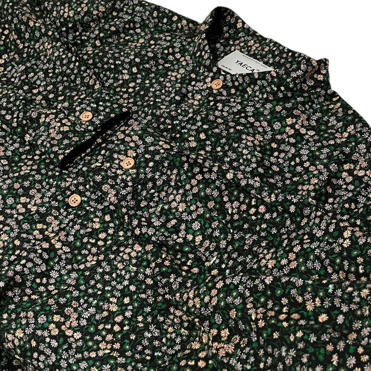 YAECA 【CANVAS DESIGN】フラワープリントブラウス94152 古着・中古-6枚目のアイテム画像