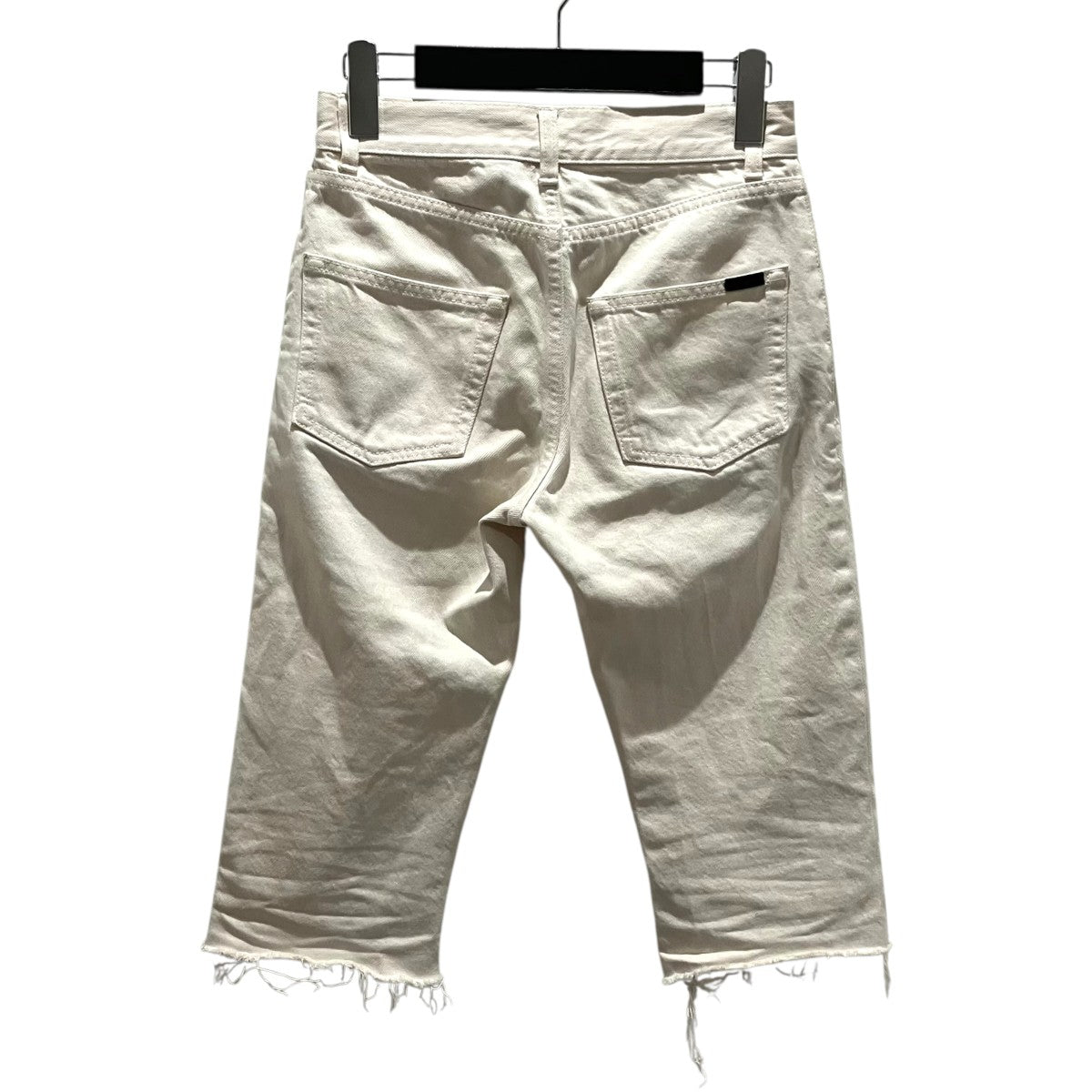 Saint Laurent Paris 22SSクロップドデニムパンツ681317 古着・中古-2枚目のアイテム画像