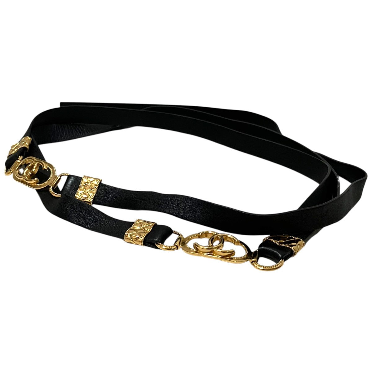 CHANEL B21Cココマークレザーベルト 古着・中古-1枚目のアイテム画像