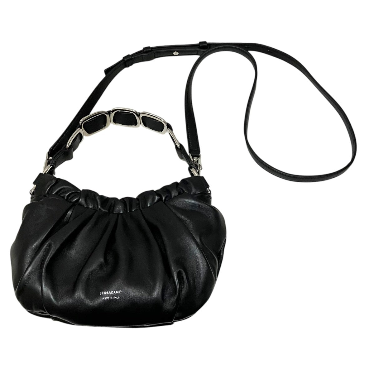 Ferragamo 【HUG MINI BAG】2WAYショルダーバッグLD-220921 古着・中古-2枚目のアイテム画像
