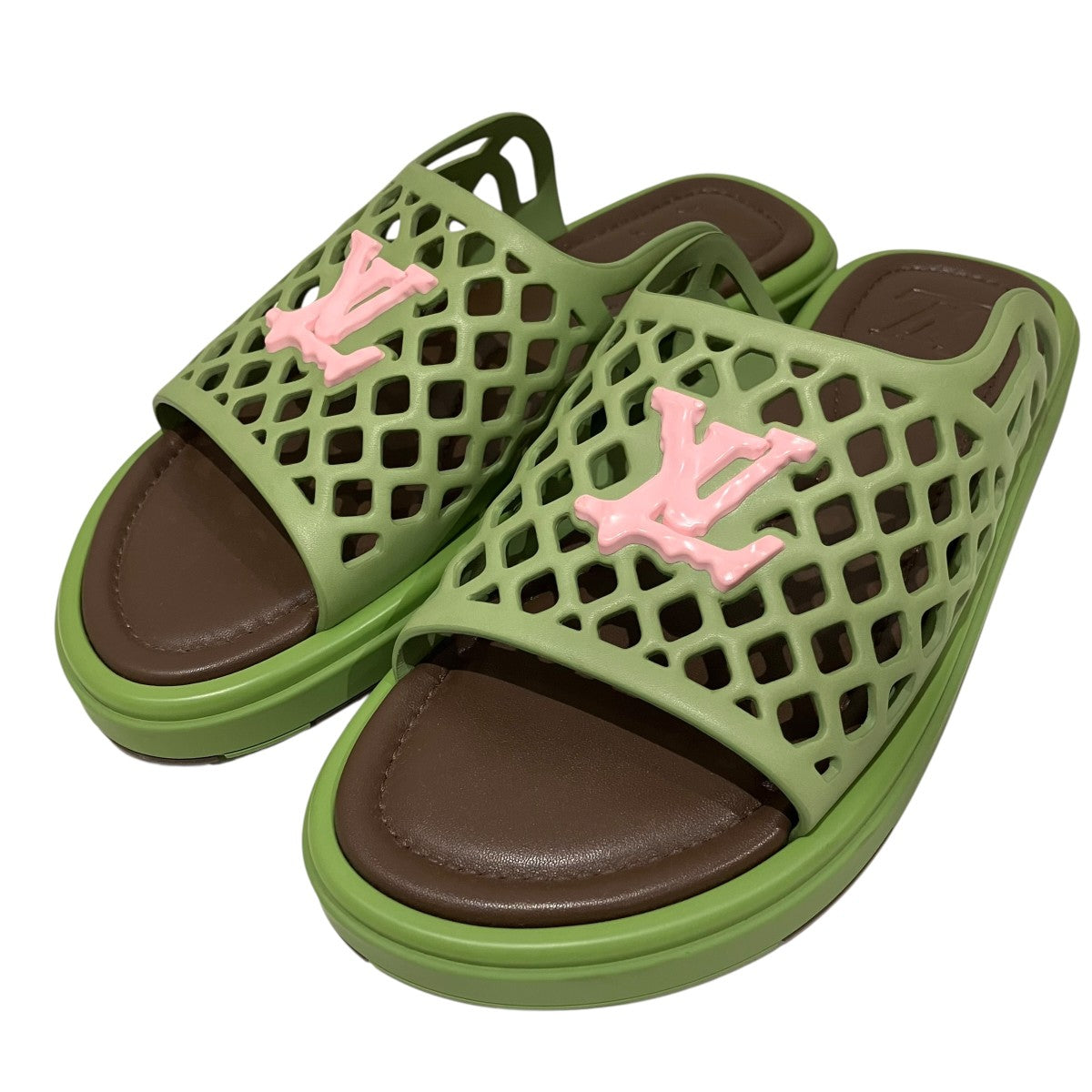 LOUIS VUITTON×Tyler The Creator 【ワッフルラインミュールサンダル】サンダル 古着・中古-1枚目のアイテム画像