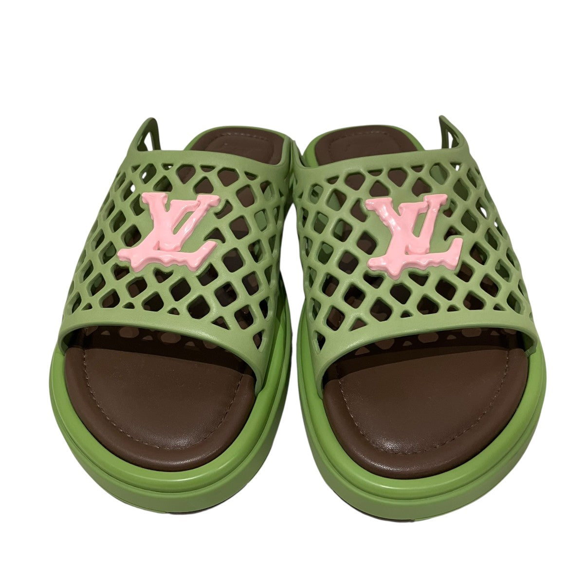 LOUIS VUITTON×Tyler The Creator 【ワッフルラインミュールサンダル】サンダル 古着・中古-3枚目のアイテム画像
