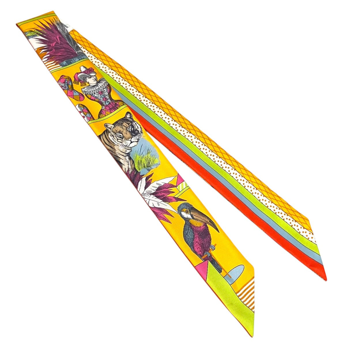 HERMES 【ツィリー】スカーフ 古着・中古-1枚目のアイテム画像