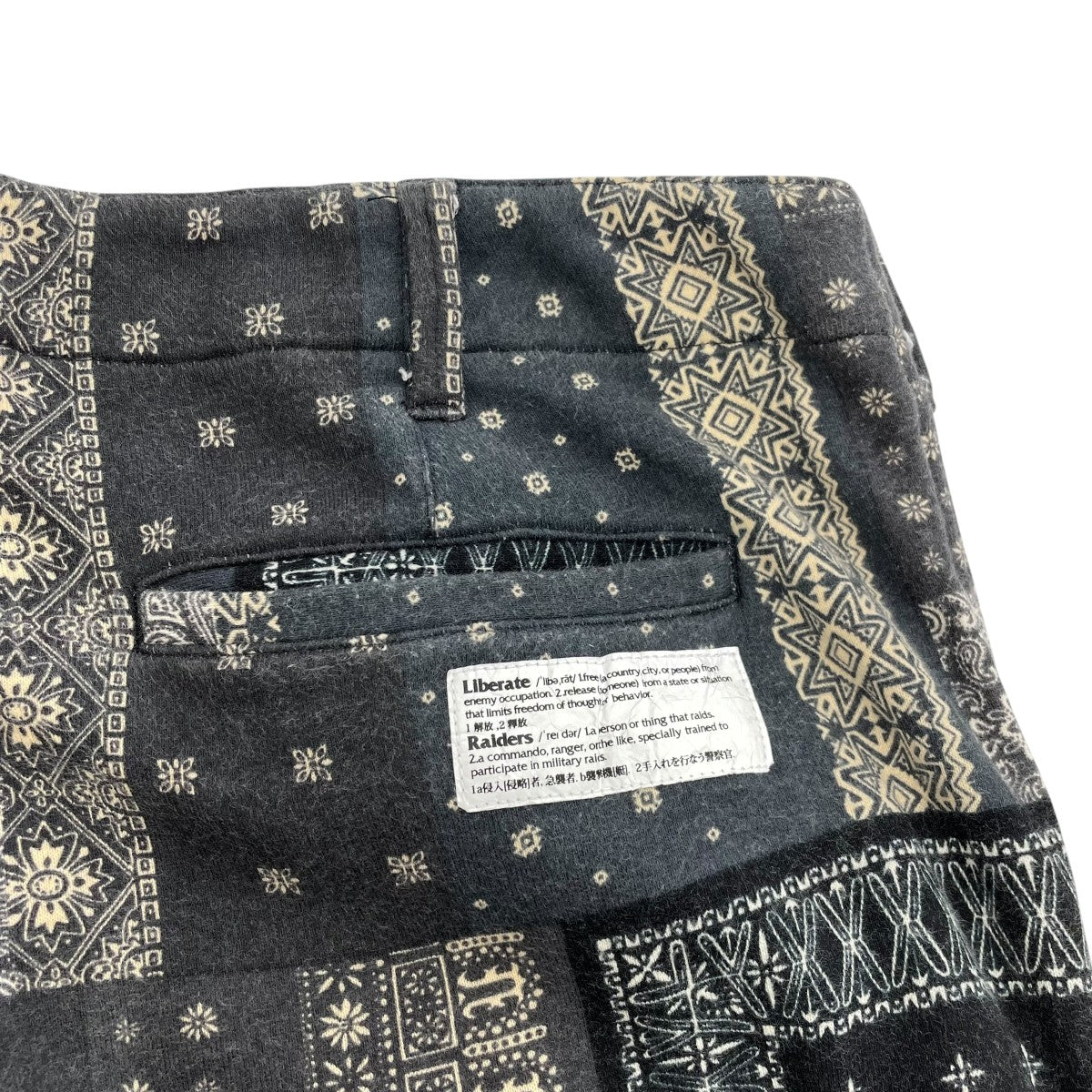 Liberaiders バンダナショートパンツ768022301 古着・中古-4枚目のアイテム画像