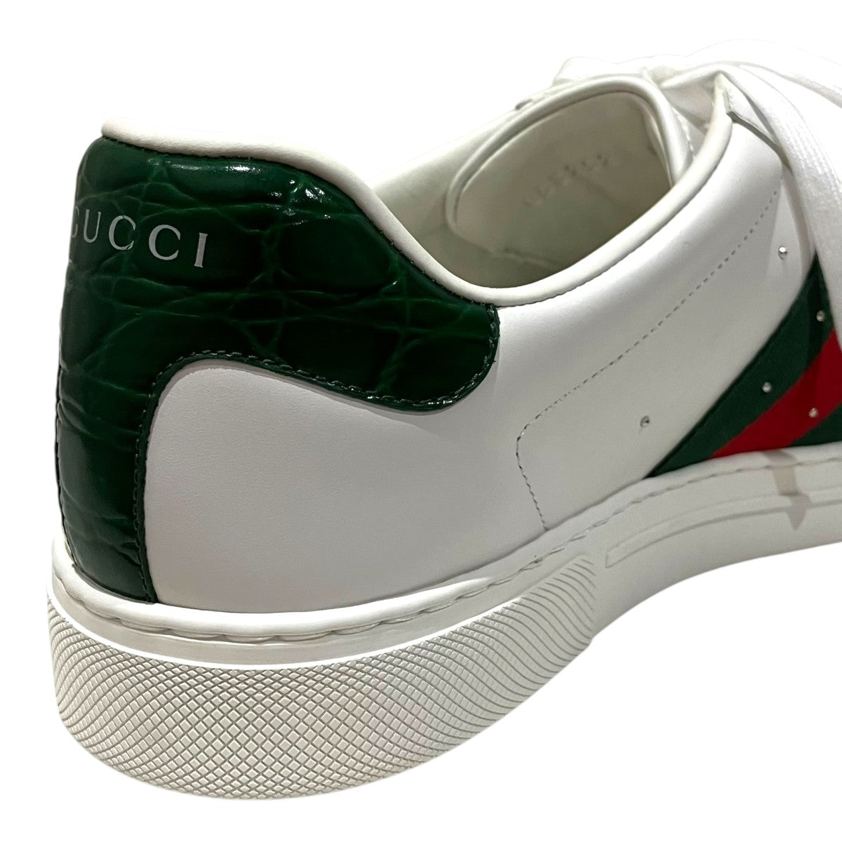 GUCCI 【エース】ウェブストライプスタッズスニーカー853252 古着・中古-6枚目のアイテム画像