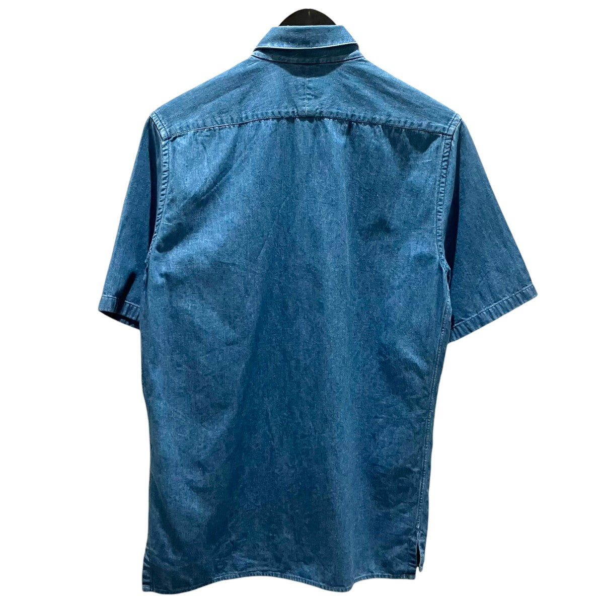 HERMES 半袖デニムシャツ11-5621 古着・中古-2枚目のアイテム画像