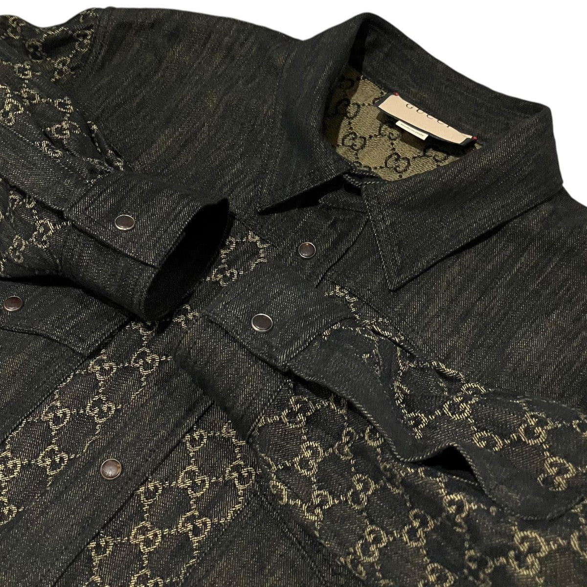 GUCCI デニムシャツジャケット6696913 古着・中古-5枚目のアイテム画像