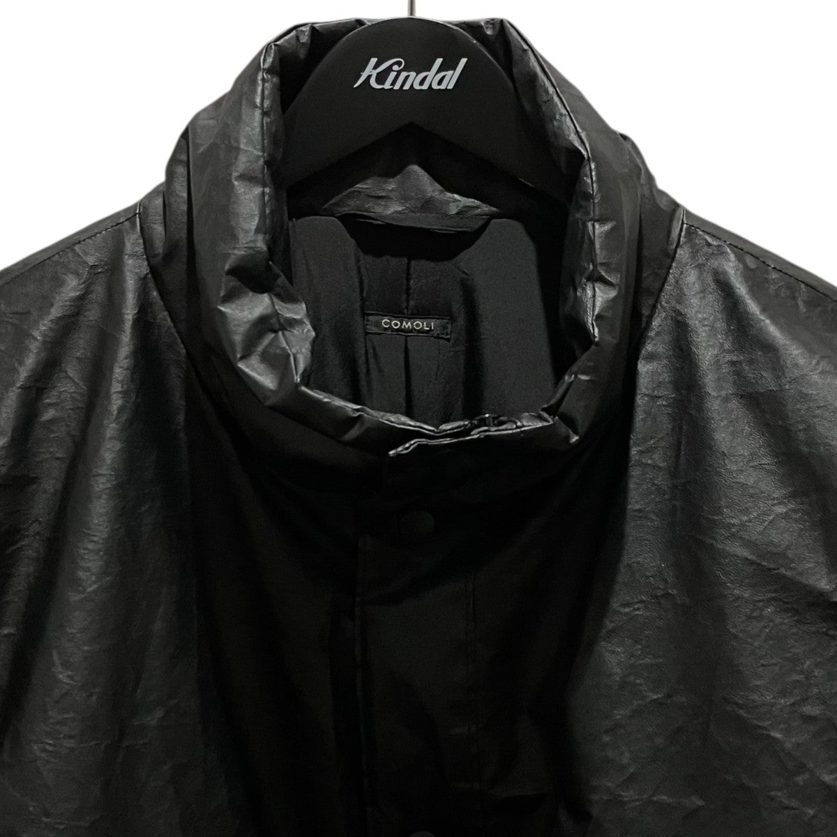 COMOLI 26SS【Paper leather padded jacket】ペーパーレザーパデッドジャケットD01-01027 古着・中古-3枚目のアイテム画像