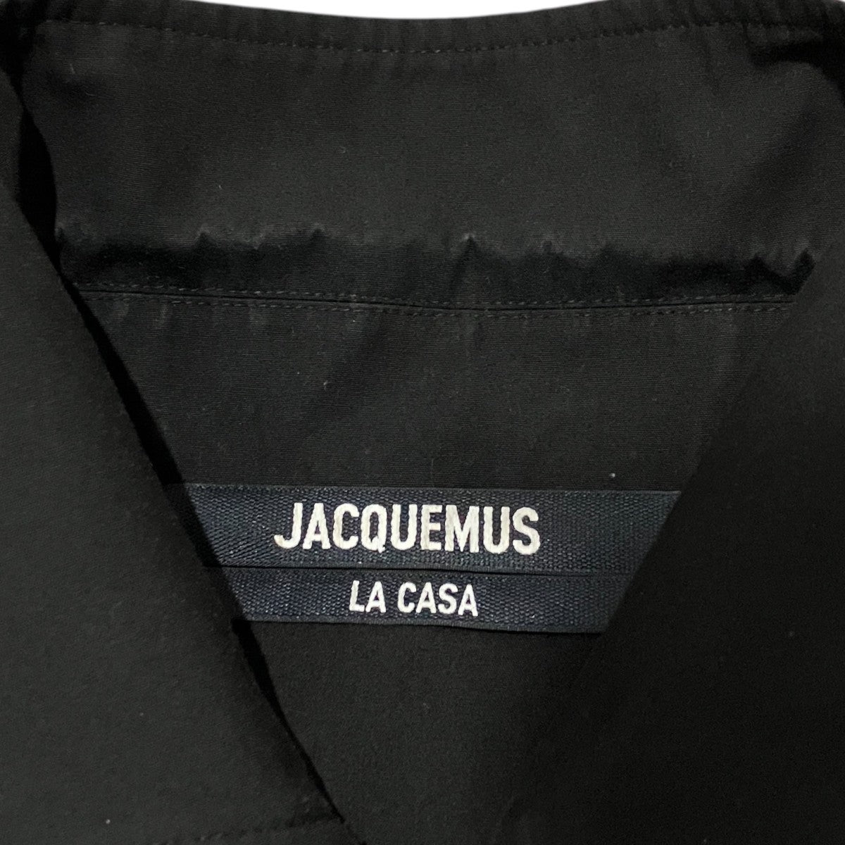 JACQUEMUS 【The Corto shirt】タック加工シャツ246SH096-1671-990 古着・中古-8枚目のアイテム画像