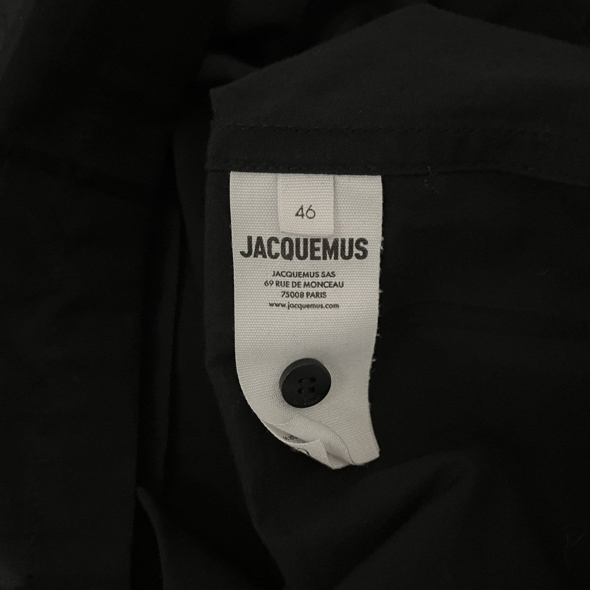 JACQUEMUS 【The Corto shirt】タック加工シャツ246SH096-1671-990 古着・中古-9枚目のアイテム画像