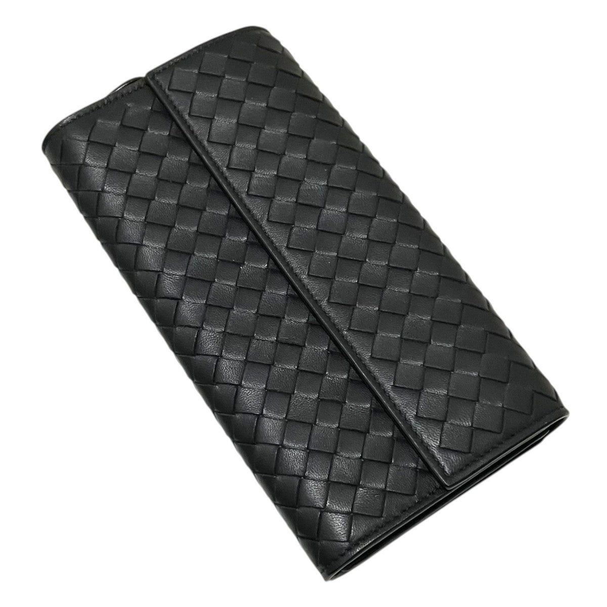 BOTTEGA VENETA イントレチャート長財布 古着・中古-1枚目のアイテム画像