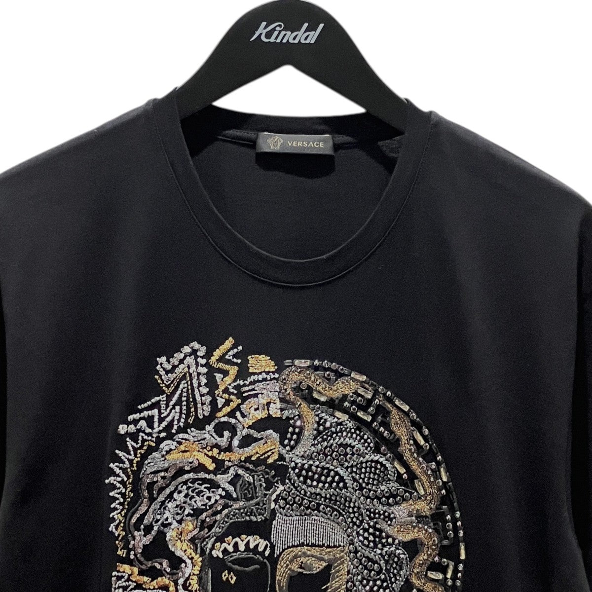 【メデューサロゴ　ラインストーン】ラインストーンＴシャツA224589
