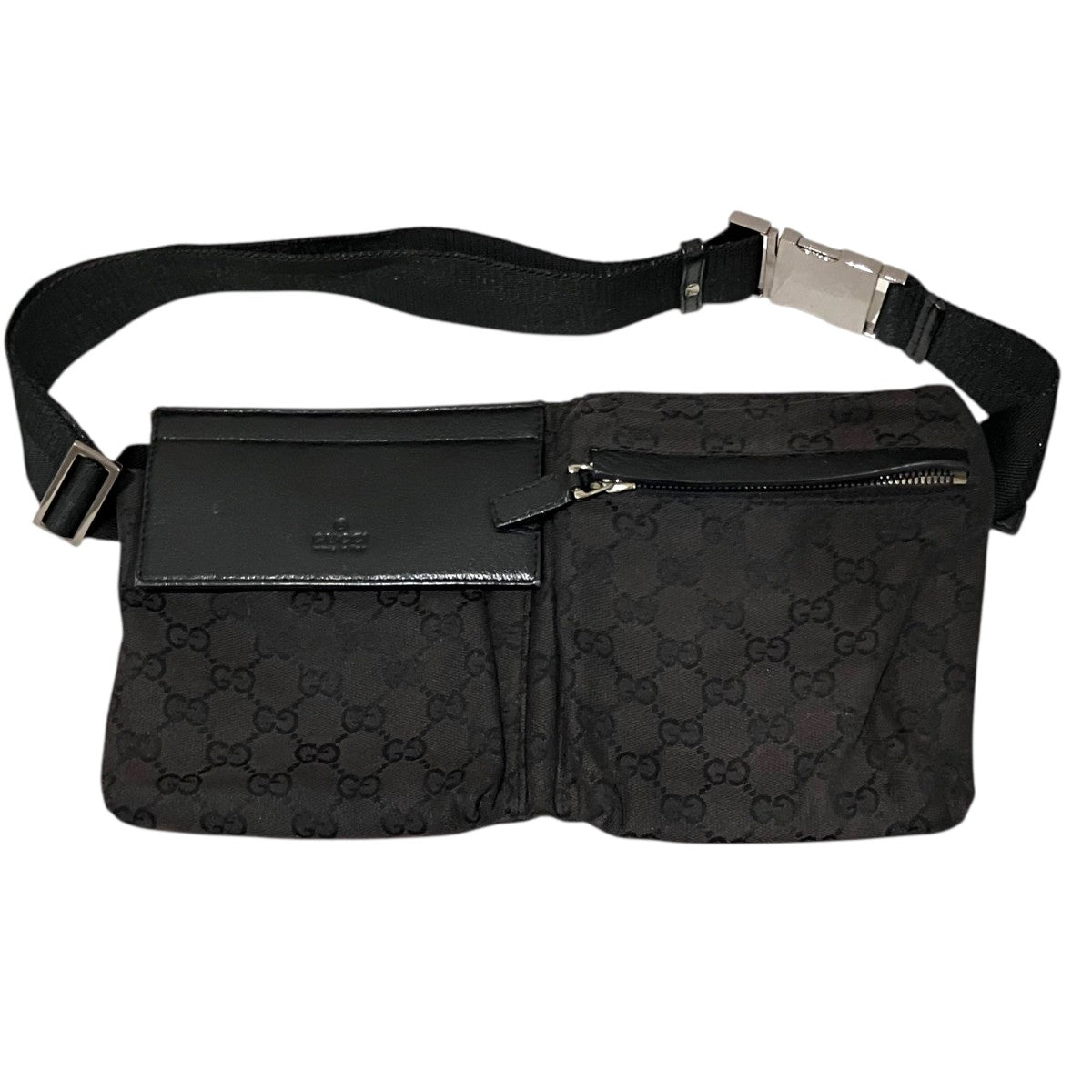 GUCCI 【GGキャンパス】ウエストバッグ28566 古着・中古-1枚目のアイテム画像