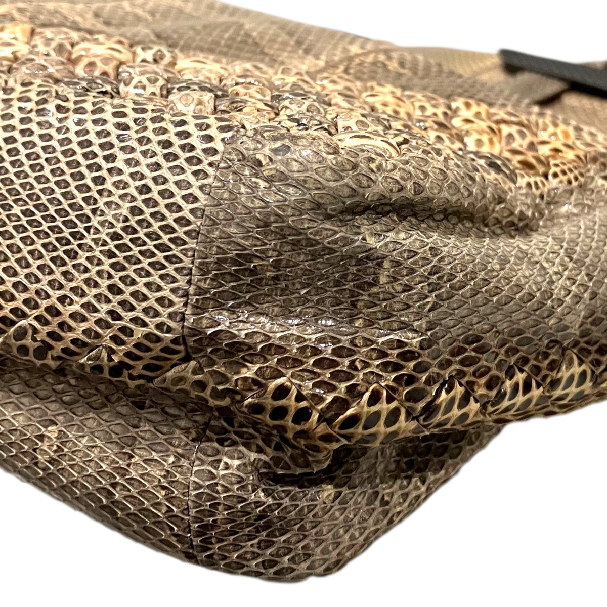 BOTTEGA VENETA パイソントートバッグ 古着・中古-5枚目のアイテム画像