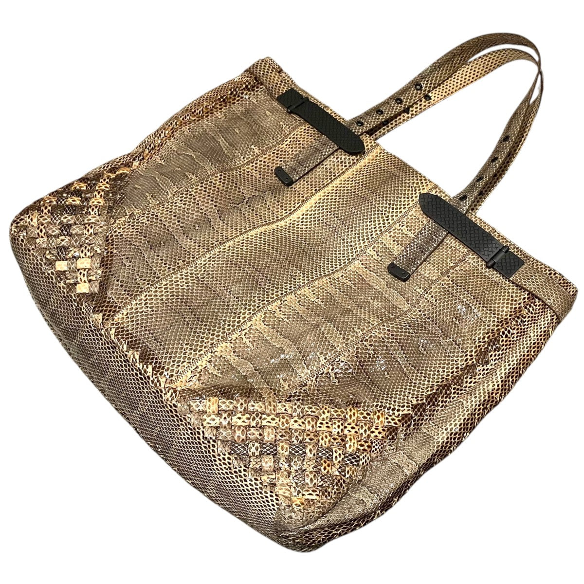 BOTTEGA VENETA パイソントートバッグ 古着・中古-6枚目のアイテム画像