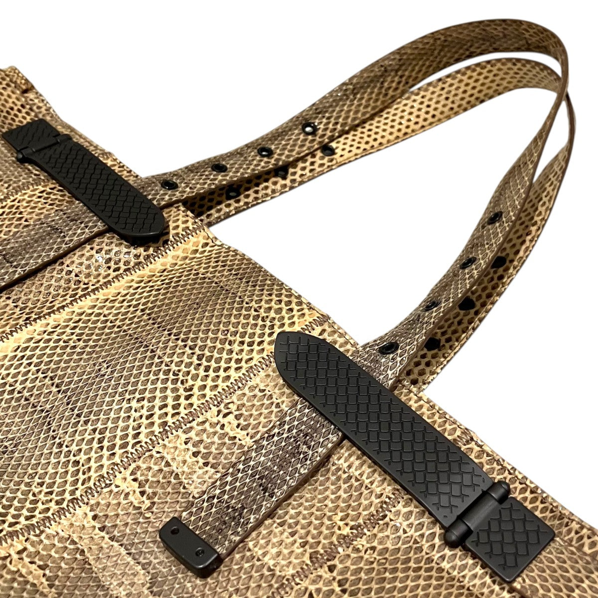 BOTTEGA VENETA パイソントートバッグ 古着・中古-7枚目のアイテム画像