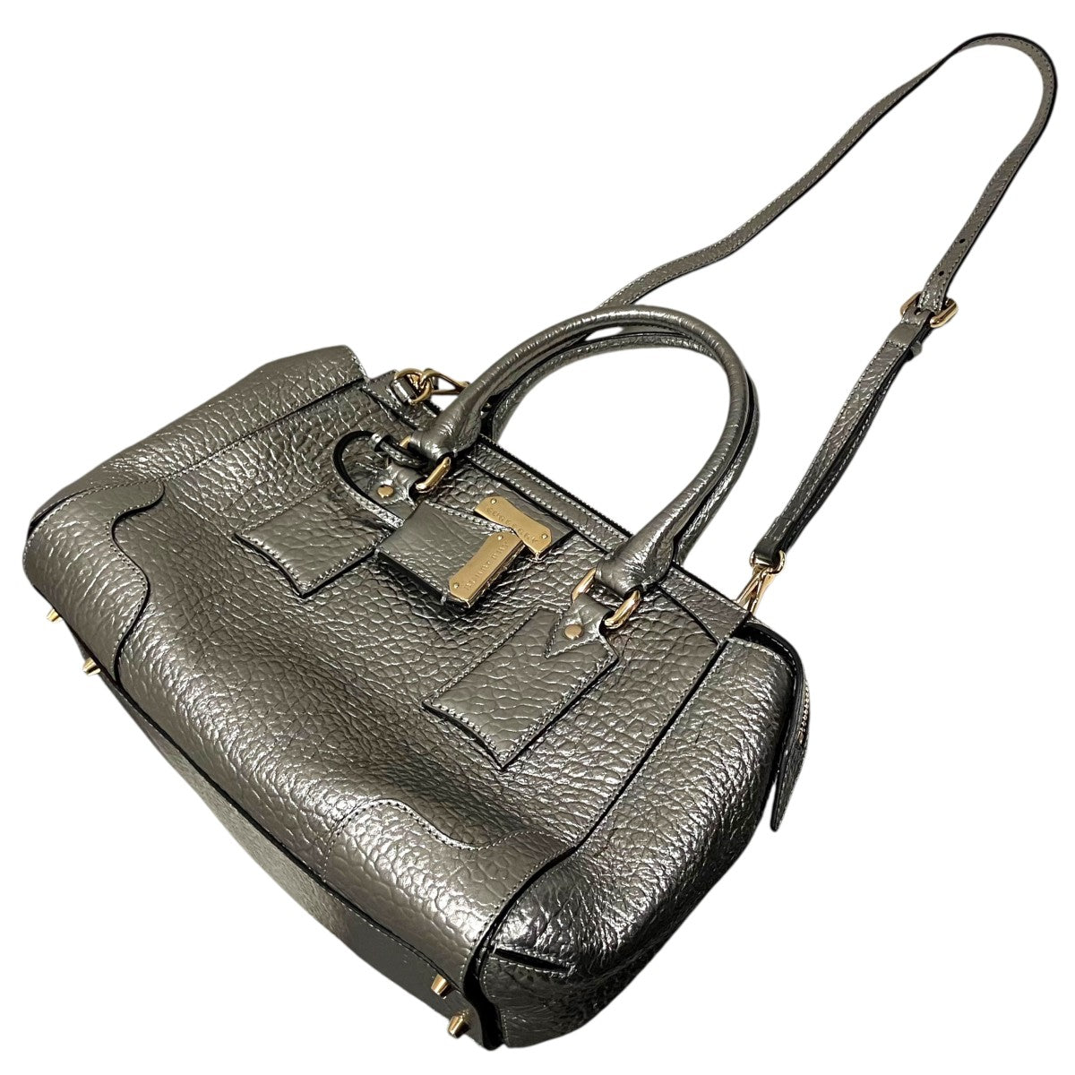 BURBERRY 【グラッドストーン サッチェル】2WAYショルダーバッグ3898206 古着・中古-6枚目のアイテム画像