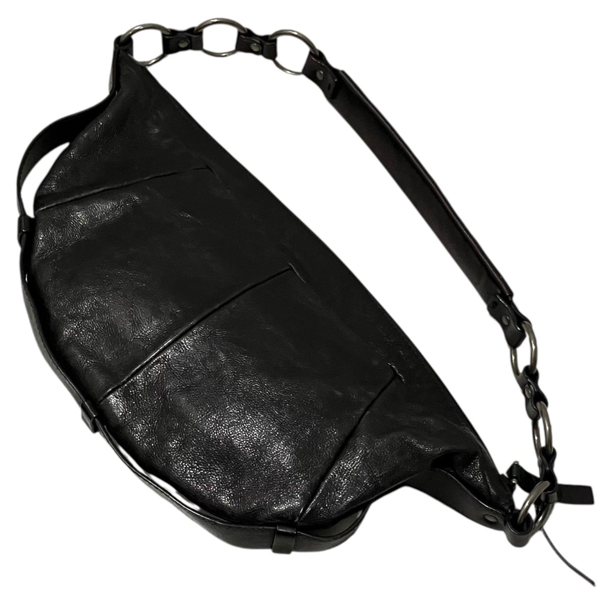Yves Saint Laurent Rive Gauche 【モンバサ】レザーショルダーバッグ 古着・中古-1枚目のアイテム画像
