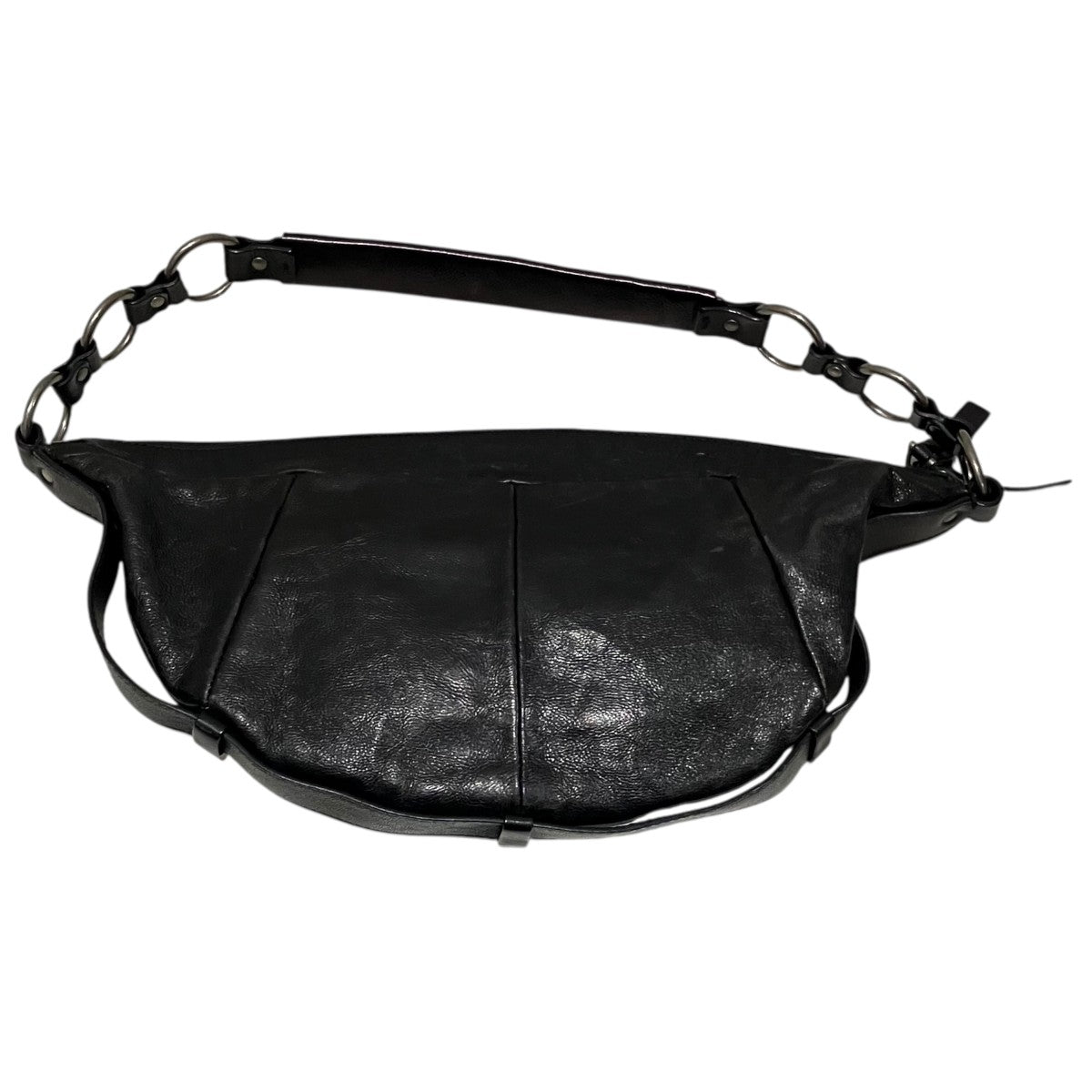 Yves Saint Laurent Rive Gauche 【モンバサ】レザーショルダーバッグ 古着・中古-2枚目のアイテム画像