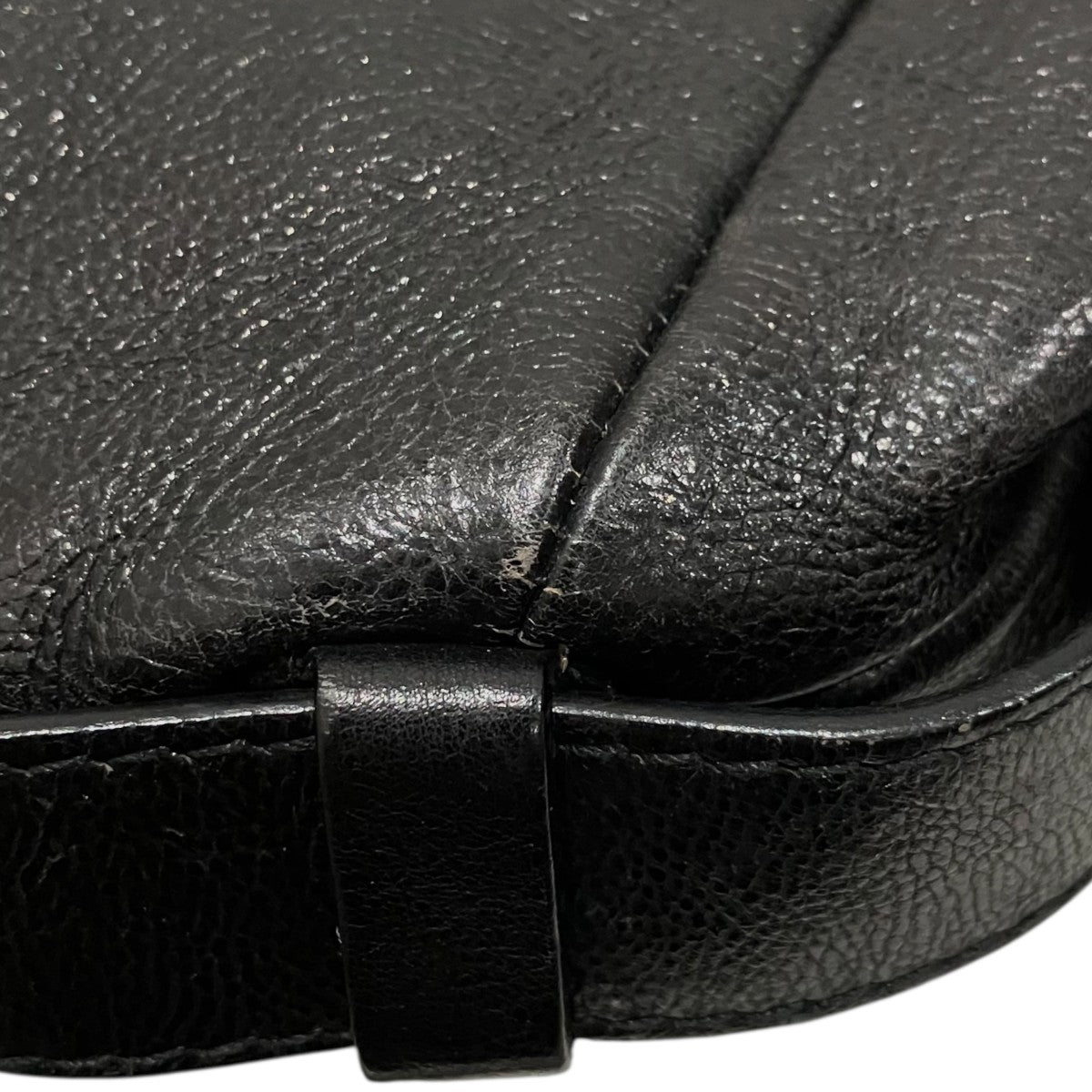 Yves Saint Laurent Rive Gauche 【モンバサ】レザーショルダーバッグ 古着・中古-8枚目のアイテム画像