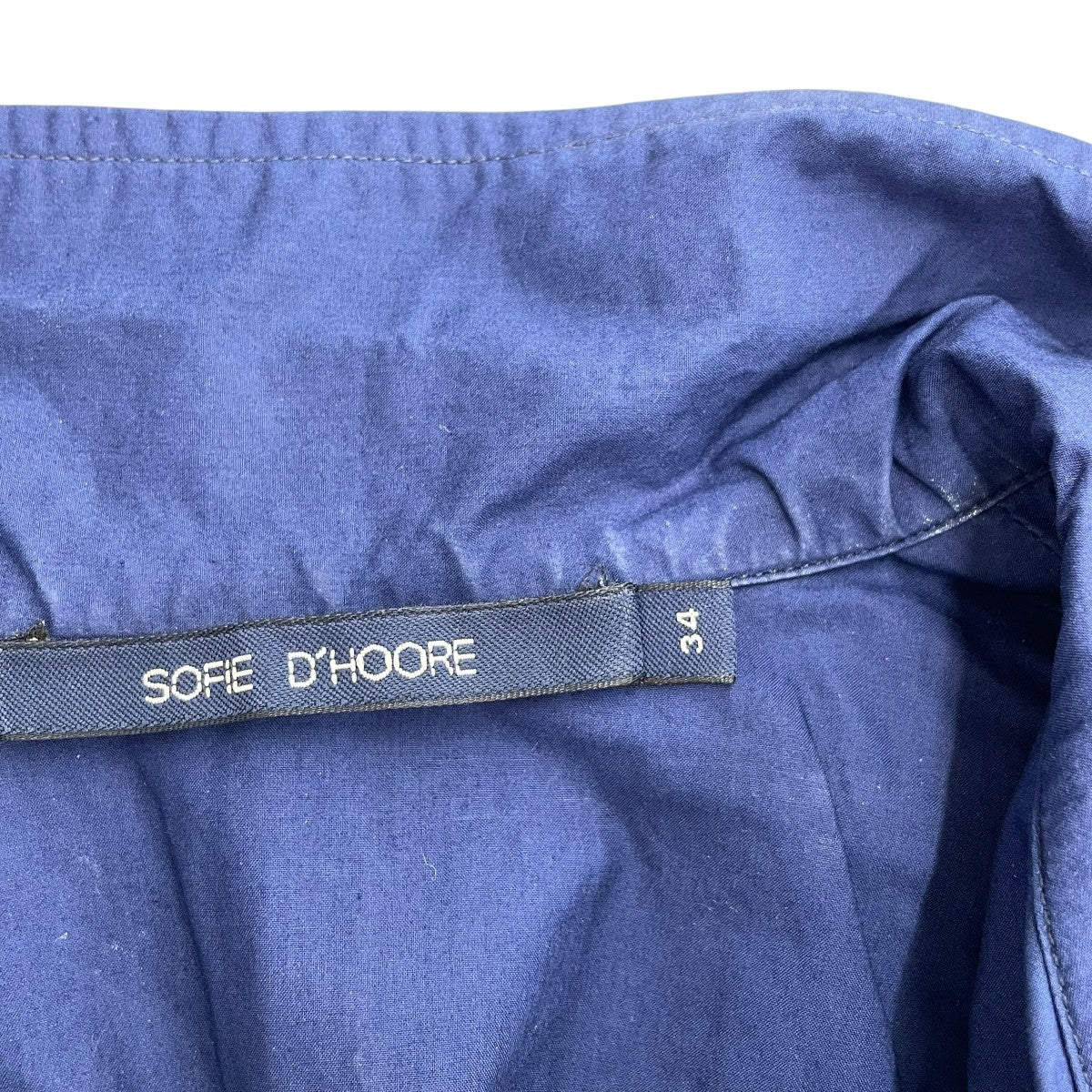SOFIE D’HOORE スキッパーブラウスS21-BOCK-CPOP 古着・中古-5枚目のアイテム画像
