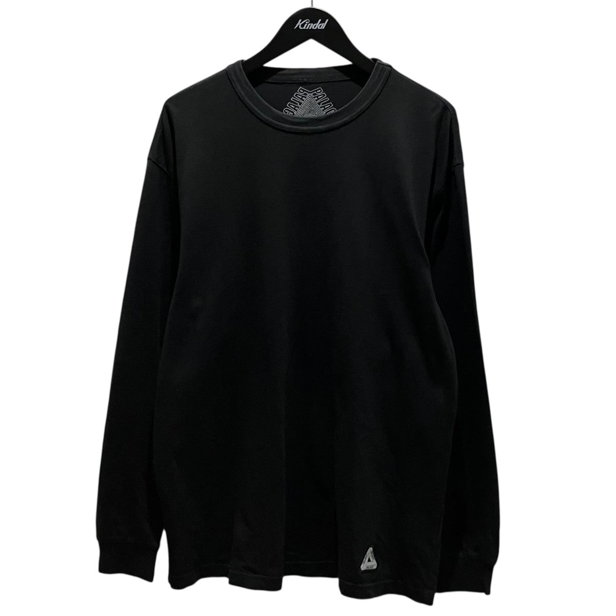 PALACE 【SOFAR LONGSLEEVE T-SHIRT】フロント裾刺繍カットソー 古着・中古-1枚目のアイテム画像