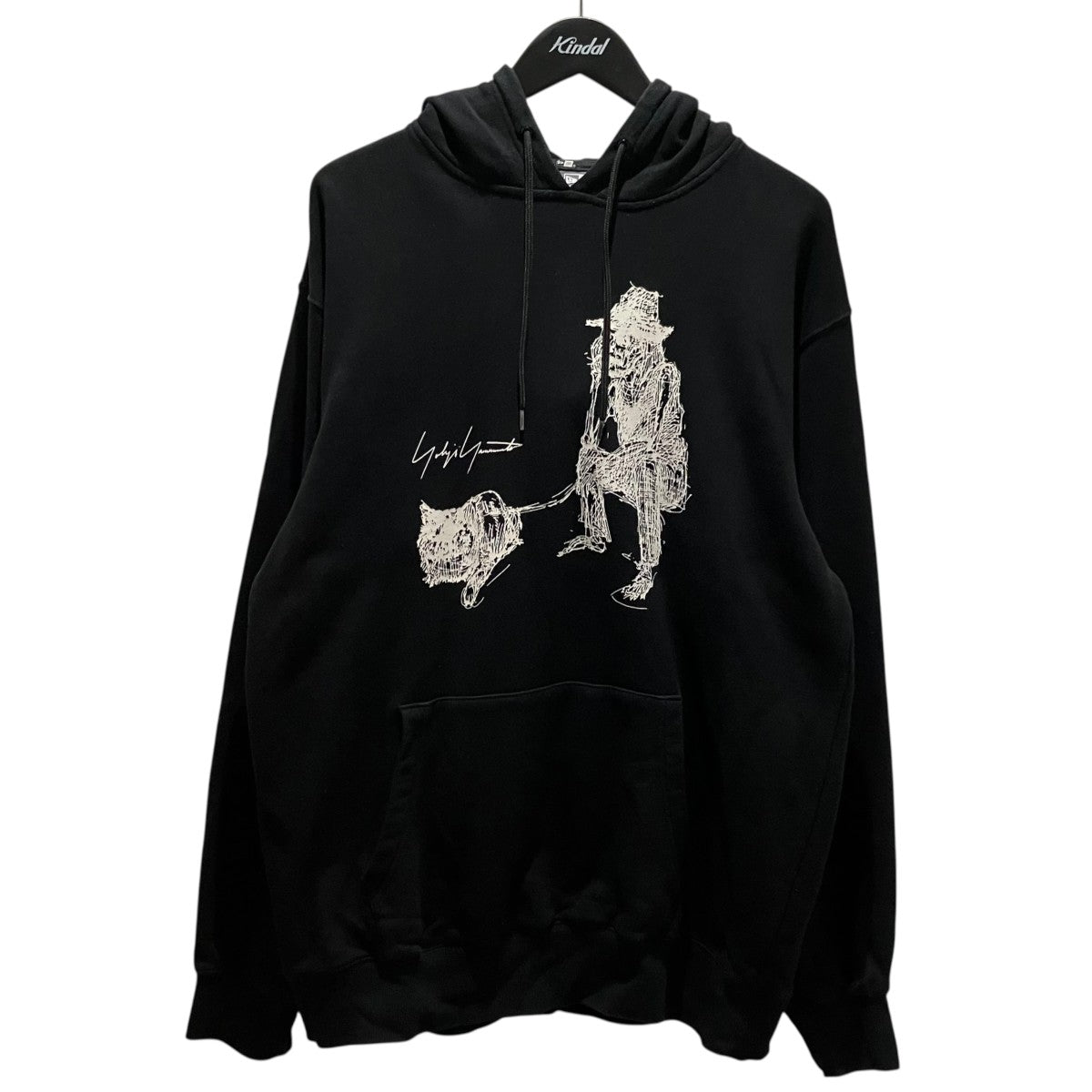 Yohji Yamamoto pour homme×New Era プルオーバーパーカーHX-T85-985 古着・中古-1枚目のアイテム画像