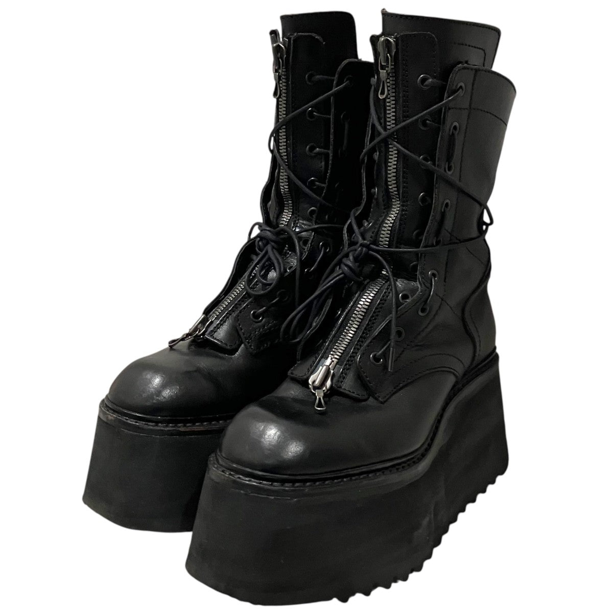 25AW【COW SKIN BOOTS】レースアップブーツ917FWM3