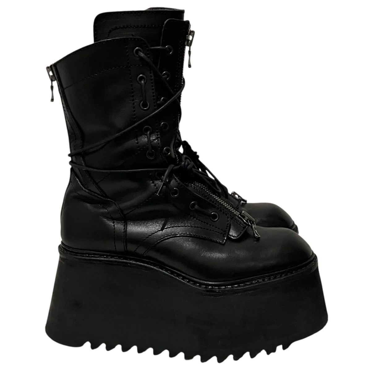 25AW【COW SKIN BOOTS】レースアップブーツ917FWM3