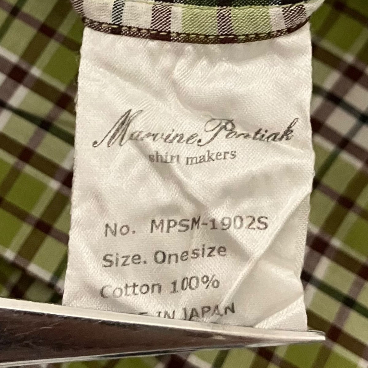 Marvine Pontiak Shirt Makers ボタンダウンシャツMPSM-1902S 古着・中古-6枚目のアイテム画像