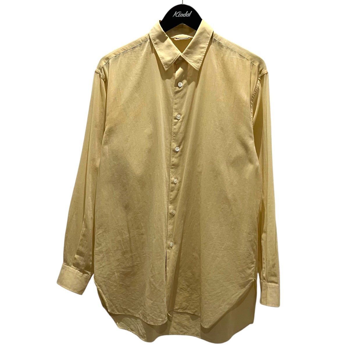 AURALEE 【HARD TWIST FINX ORGANDY SHIRT】長袖シャツA24SS01VO 古着・中古-1枚目のアイテム画像