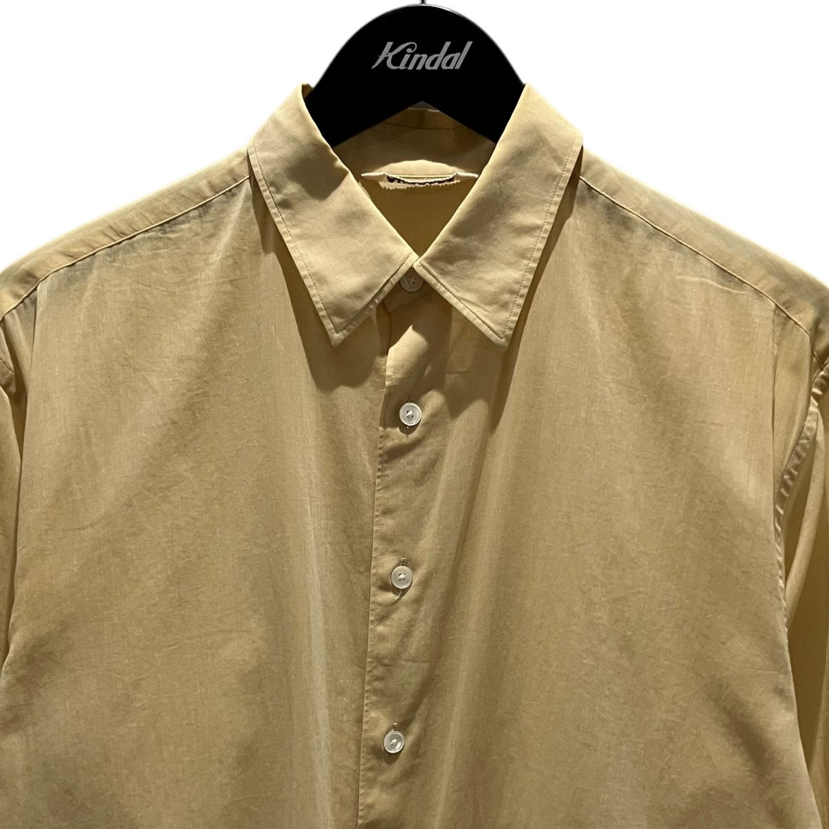 AURALEE 【HARD TWIST FINX ORGANDY SHIRT】長袖シャツA24SS01VO 古着・中古-3枚目のアイテム画像