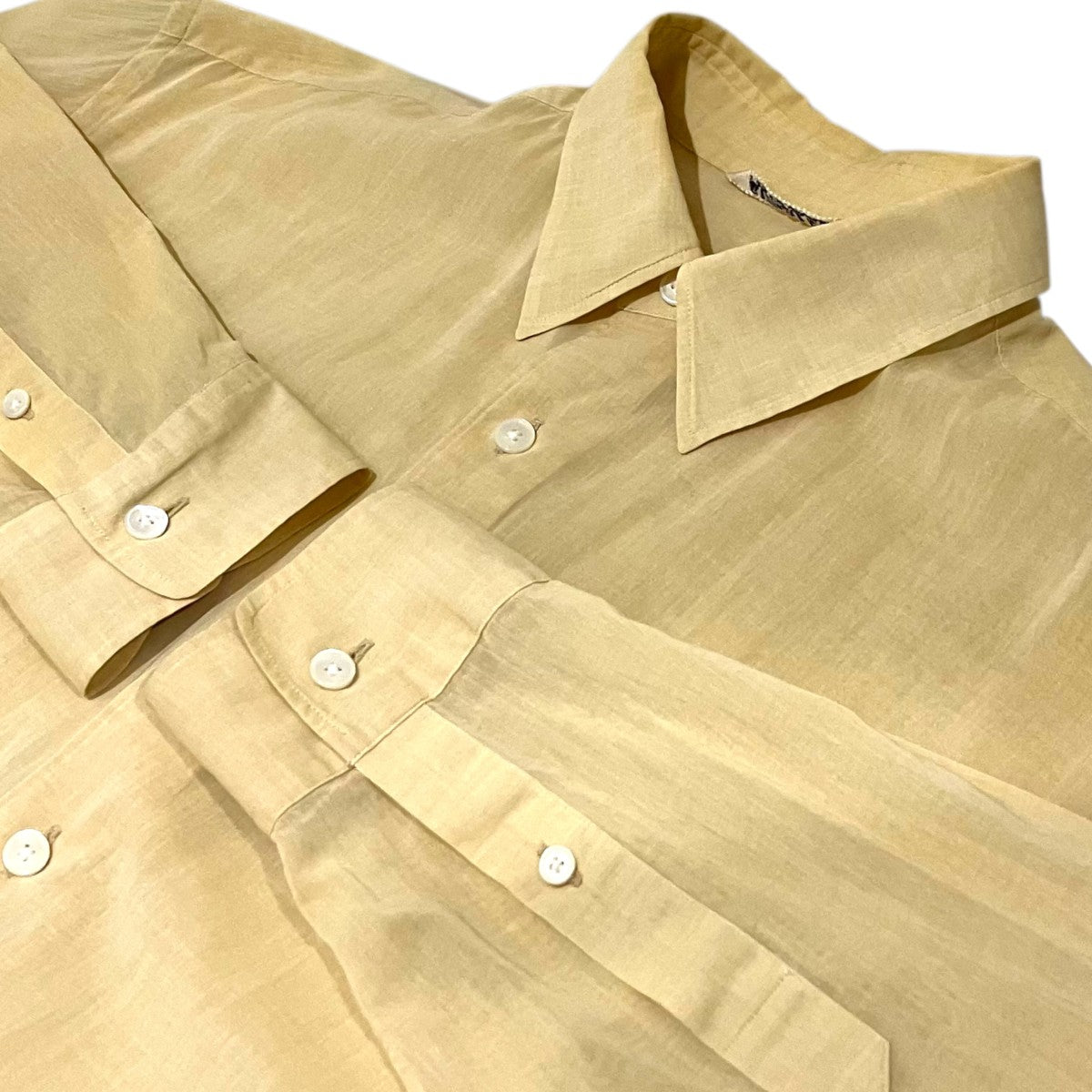 AURALEE 【HARD TWIST FINX ORGANDY SHIRT】長袖シャツA24SS01VO 古着・中古-5枚目のアイテム画像