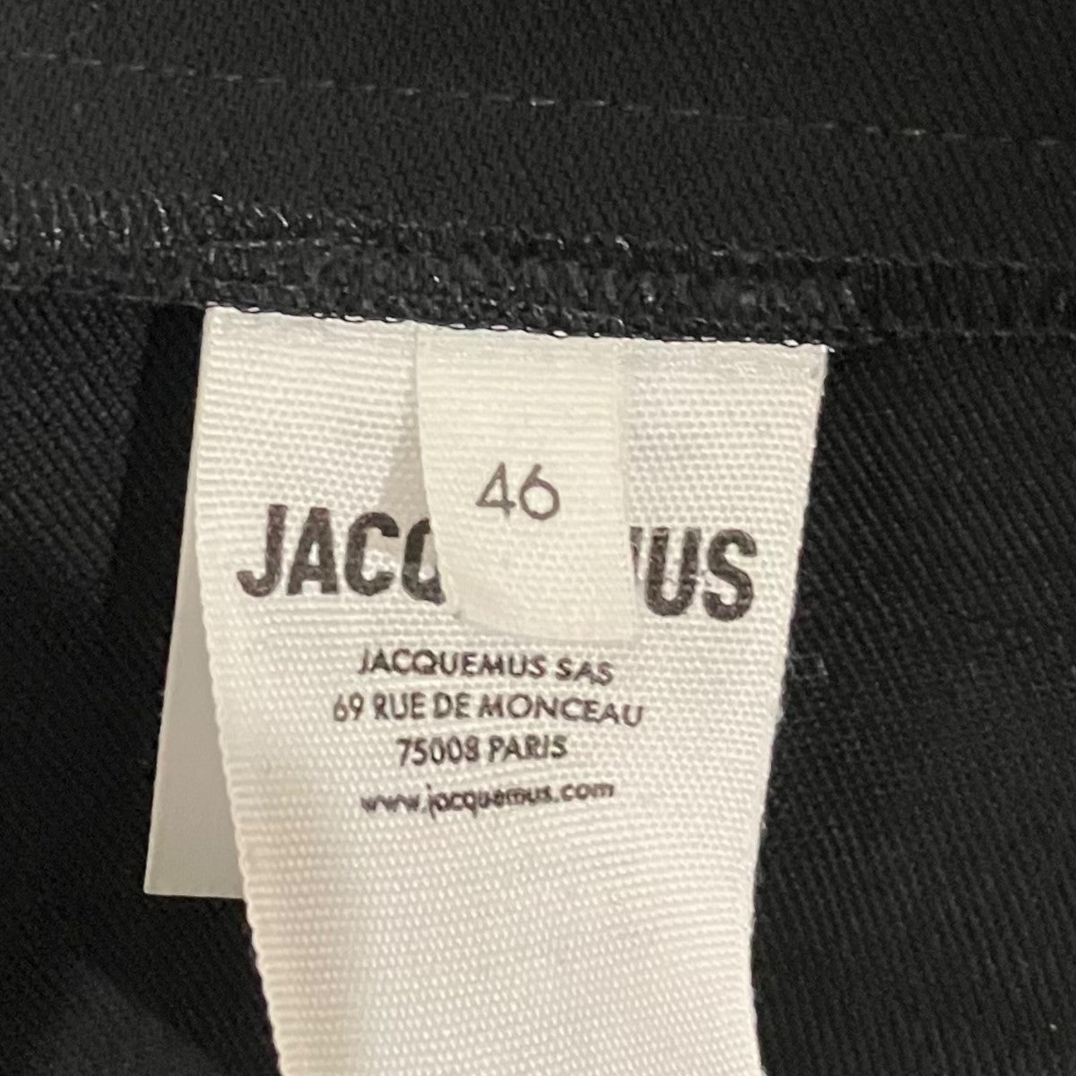 JACQUEMUS ウールハーフパンツ245PA085-1542-98A 古着・中古-6枚目のアイテム画像